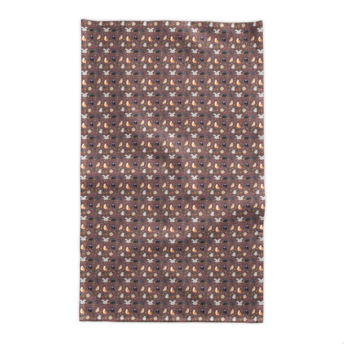 Owl Party Tablecloth | Original Hand-Drawn Art | Cotton Twill - Brittyliz