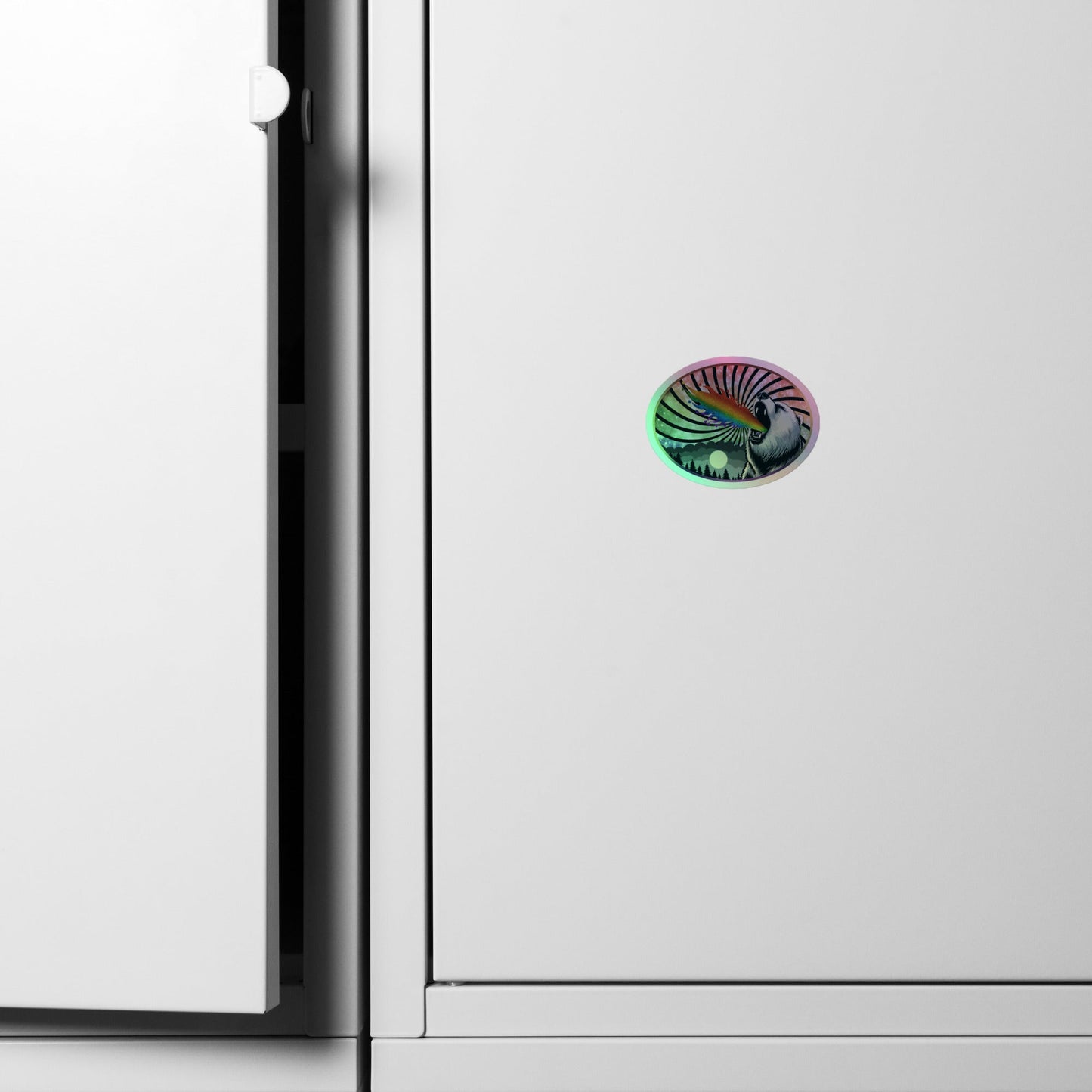 Pride Bear Holographic stickers | BrittylizArt - Brittyliz
