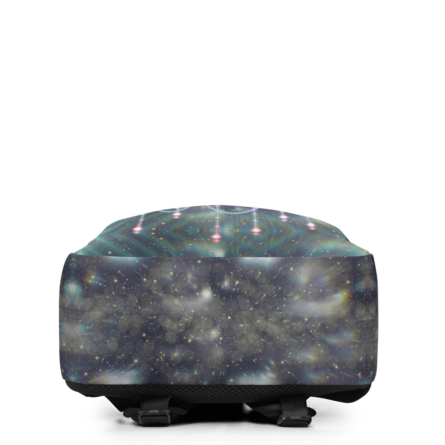 Bottom view of Druzy Moon Minimalist Backpack.