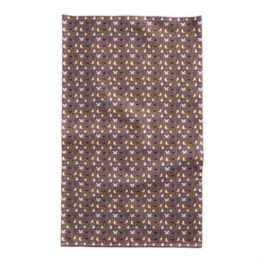 Owl Party Tablecloth | Original Hand-Drawn Art | Cotton Twill - Brittyliz